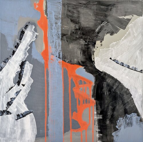 Blue Memory van Andrea Porten, Schilderij te koop op Singulart