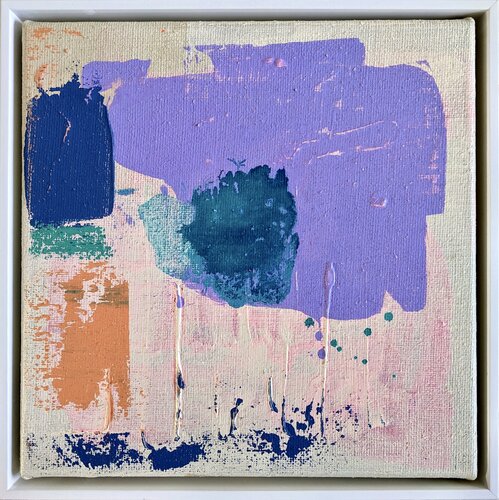 Purple Lake di Andrea Porten, Pittura in vendita su Singulart