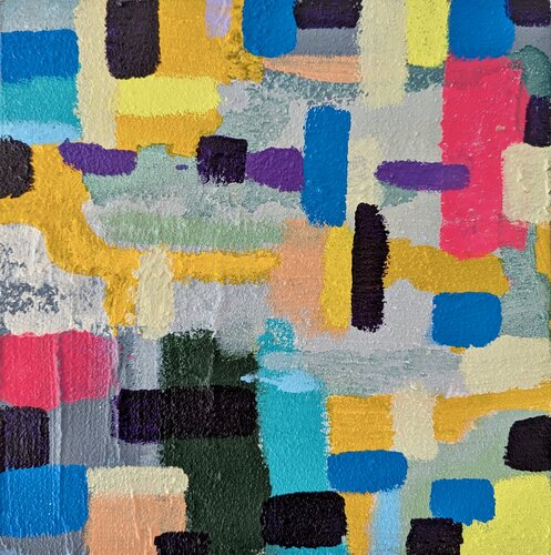 Pink Midnight I de Andrea Porten, Pintura a la venta en Singulart