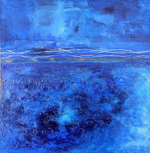 Blue de Andrea Porten, Pintura a la venta en Singulart