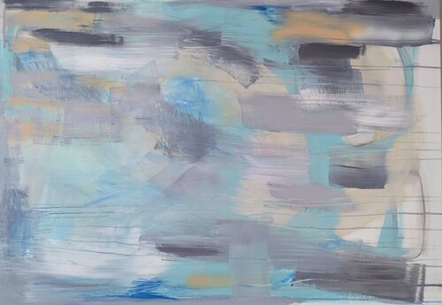 Blue Tango II von Andrea Porten, Malerei kaufen auf Singulart