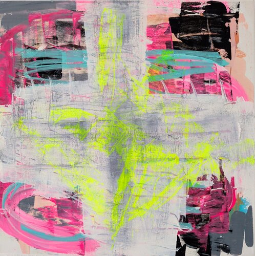 Neon & Concrete II von Andrea Porten, Malerei kaufen auf Singulart