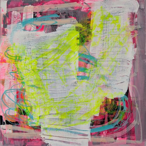 Neon & Concrete III by Andrea Porten, Painting for Sale on Singulart