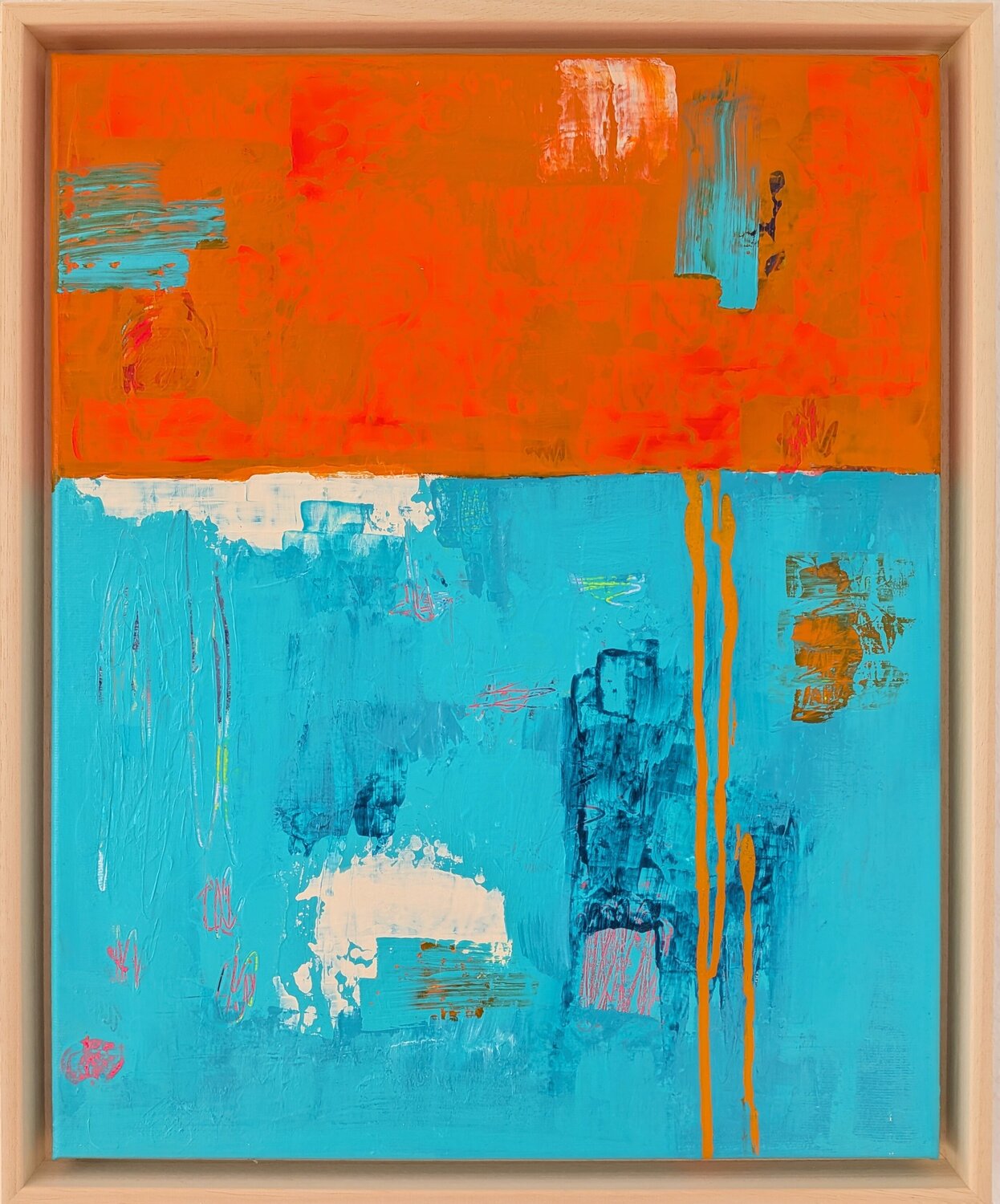 With a Twist of Neon II Andrea Porten Origineel schilderij te koop