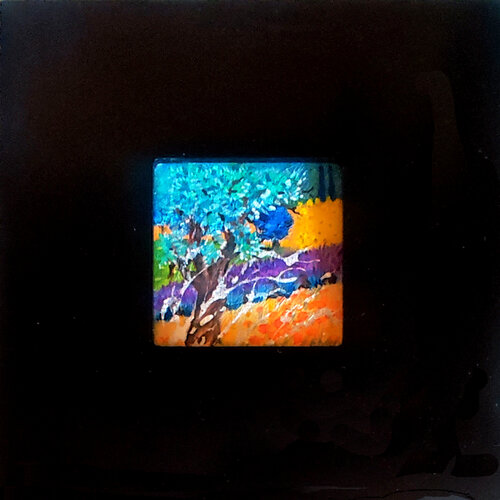 Mini Landschaft 2 de Ewa Jablonski, Pintura a la venta en Singulart