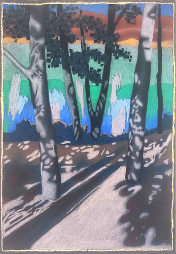In voller Sonne by Ewa Jablonski, Work on Paper for Sale on Singulart