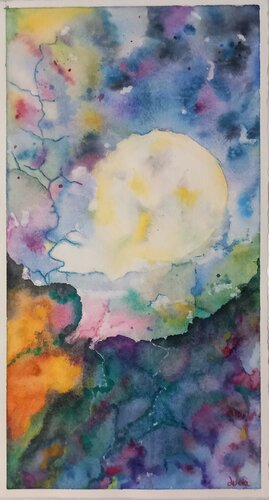 LUNA  ALL'ALBA von Lucia Luce, Malerei kaufen auf Singulart