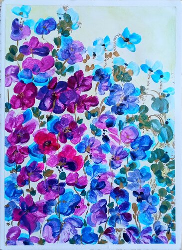 MY PANSY di Lucia Luce, Pittura in vendita su Singulart
