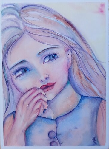 VIOLET von Lucia Luce, Malerei kaufen auf Singulart