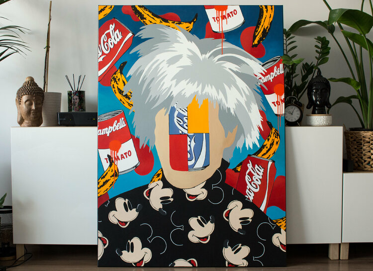 Faces and symbols – Andy Warhol Monika Mrowiec
