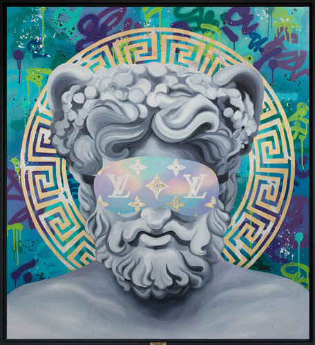 Morpheus in fashion Louis Vuitton van Monika Mrowiec, Schilderij te koop op Singulart