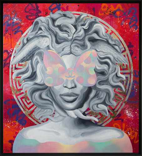 Medusa in fashion CHANEL van Monika Mrowiec, Schilderij te koop op Singulart