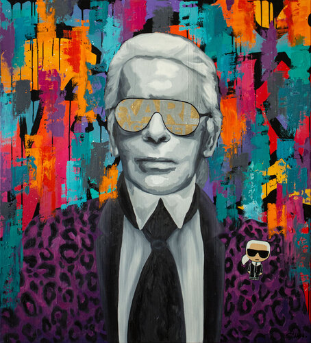 Just KARL di Monika Mrowiec, Pittura in vendita su Singulart