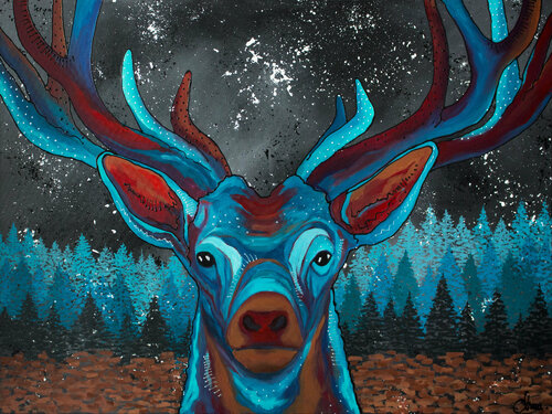 My home, my fortress van Monika Mrowiec, Schilderij te koop op Singulart