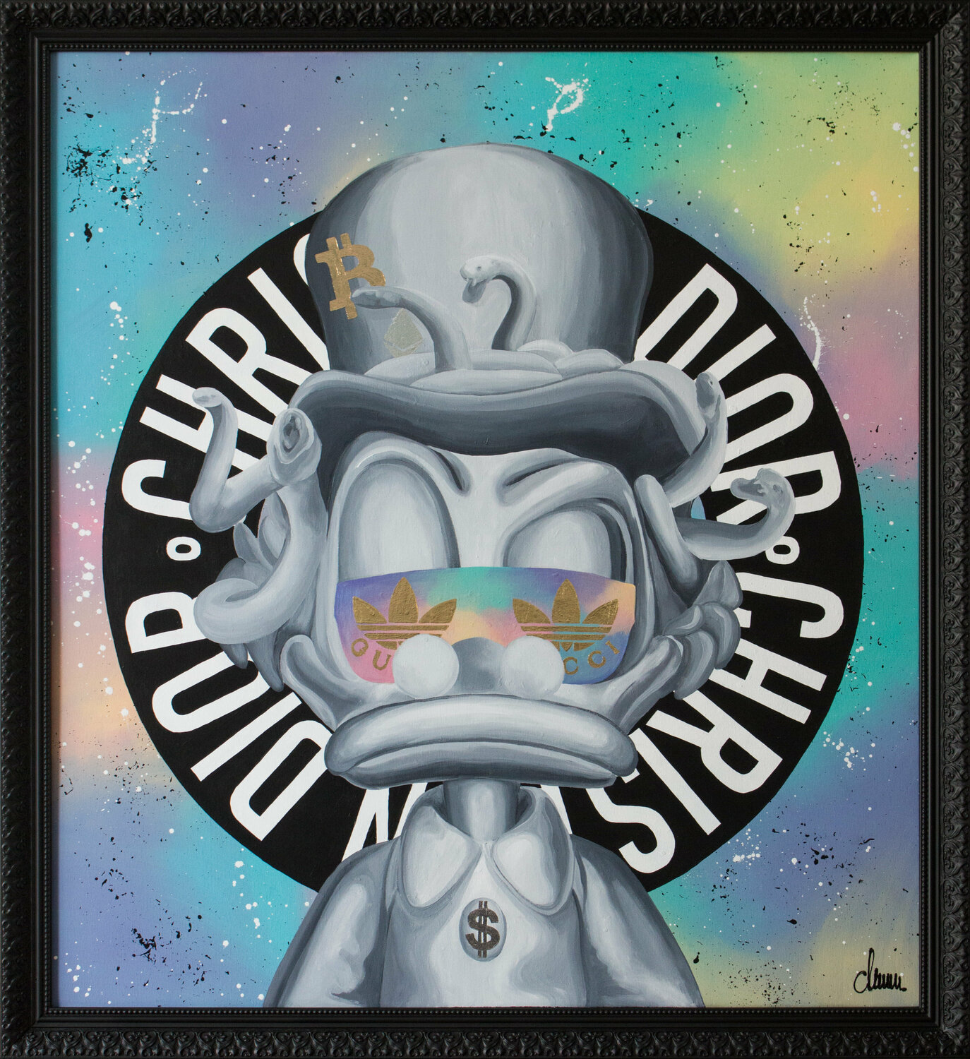 Crypto Billionaire de Monika Mrowiec (2022) : Peinture Acrylique, Laque sur  Toile - Singulart