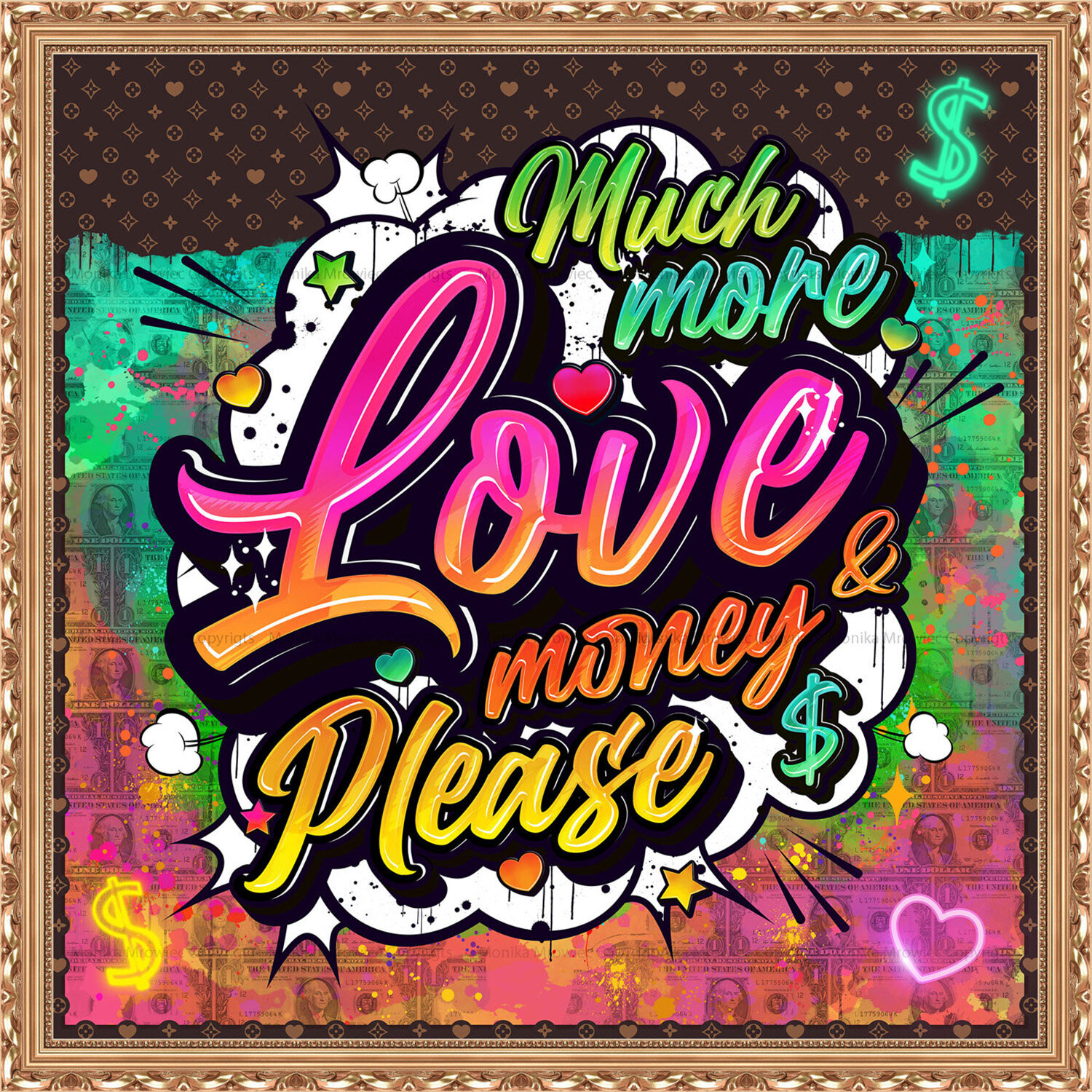 Much more love & money please Monika Mrowiec