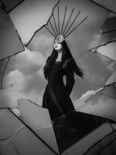 Göttin in Splittern van Joachim Bergauer, Fotografie te koop op Singulart