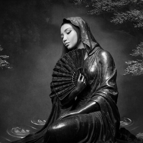 Stille aus Bronze van Joachim Bergauer, Fotografie te koop op Singulart