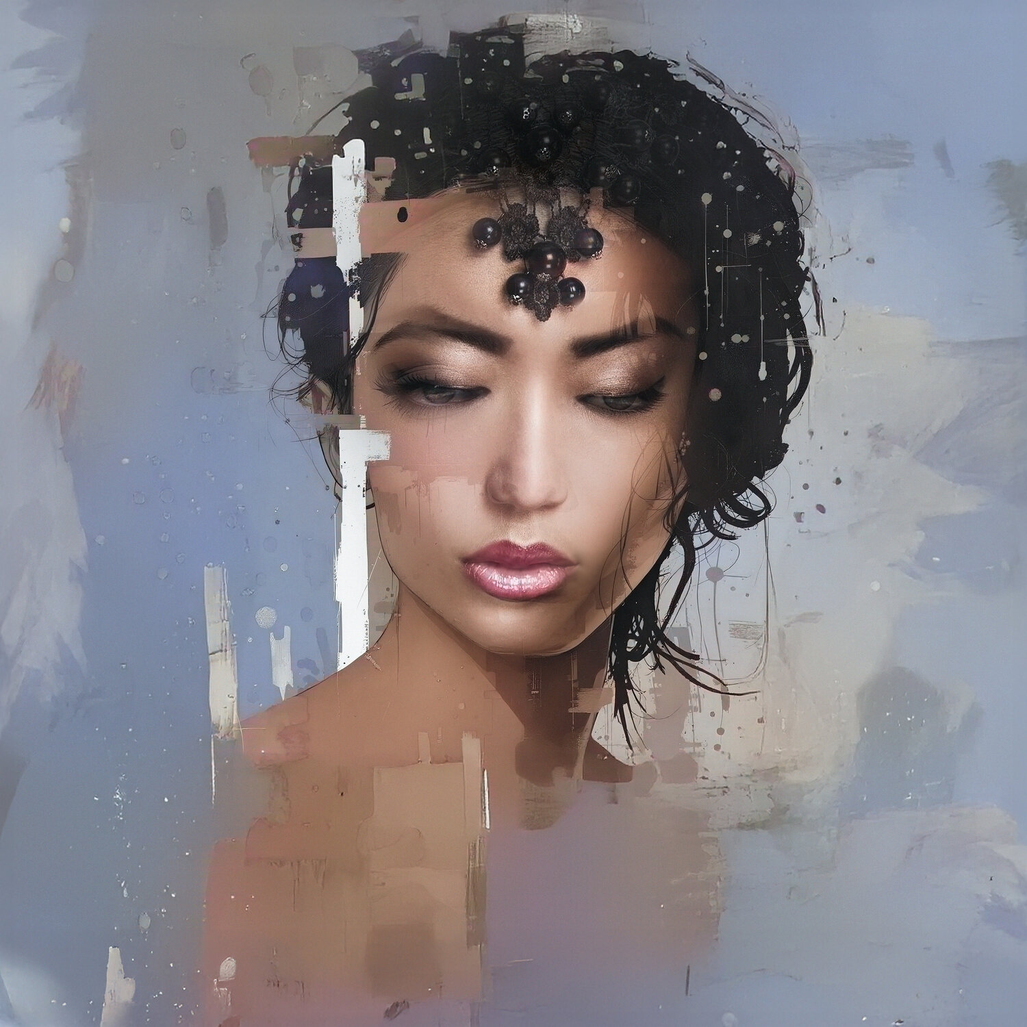 Collage blue Joachim Bergauer