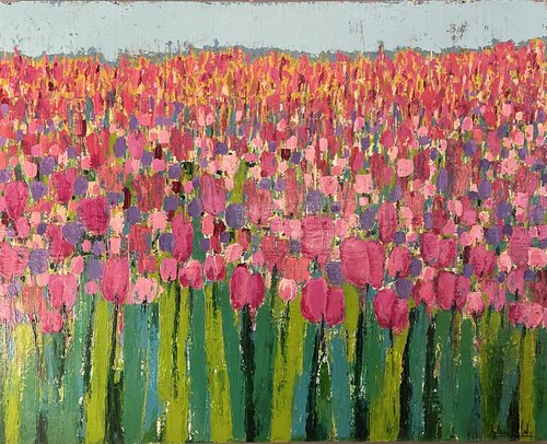“ Tulipani” par Liliana Lo Verde, Peinture en vente sur Singulart