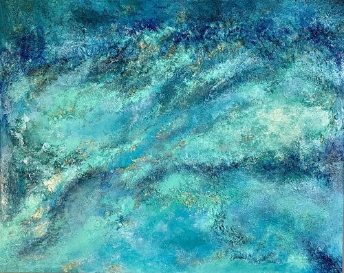 “ Laguna turchese “ by Liliana Lo Verde, Painting for Sale on Singulart