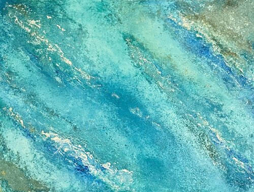 “ La profondità del mare “ by Liliana Lo Verde, Painting for Sale on Singulart