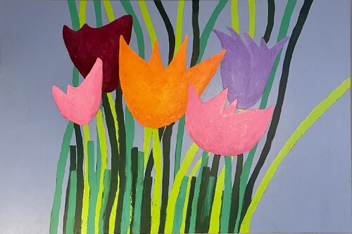 “Contrasti” par Liliana Lo Verde, Peinture en vente sur Singulart