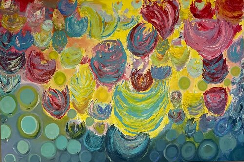 “Giardino felice” by Liliana Lo Verde, Painting for Sale on Singulart