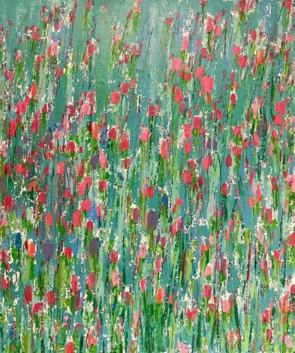 “ Danza di fiori “ di Liliana Lo Verde, Pittura in vendita su Singulart