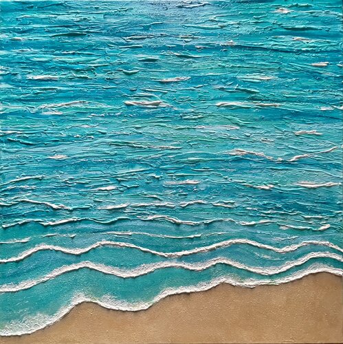 “ Il mare d’inverno “ von Liliana Lo Verde, Malerei kaufen auf Singulart