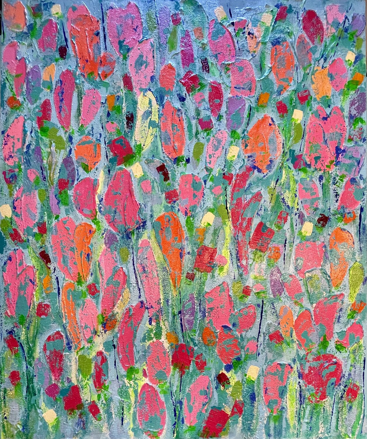 “ Libera Fioritura “ Liliana Lo Verde Originalgemälde zu verkaufen