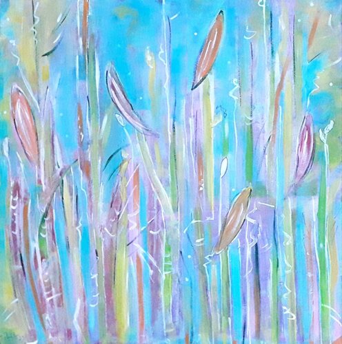 Gräser von Manuela Reitz, Malerei kaufen auf Singulart