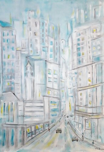 Stadtansicht von Manuela Reitz, Malerei kaufen auf Singulart