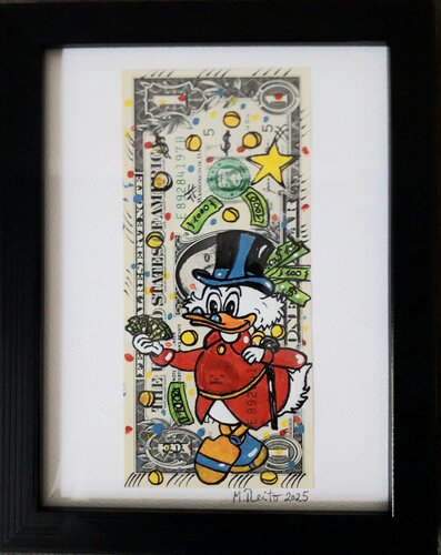 Scrooge MC Duck - All mine de Manuela Reitz, Pintura a la venta en Singulart