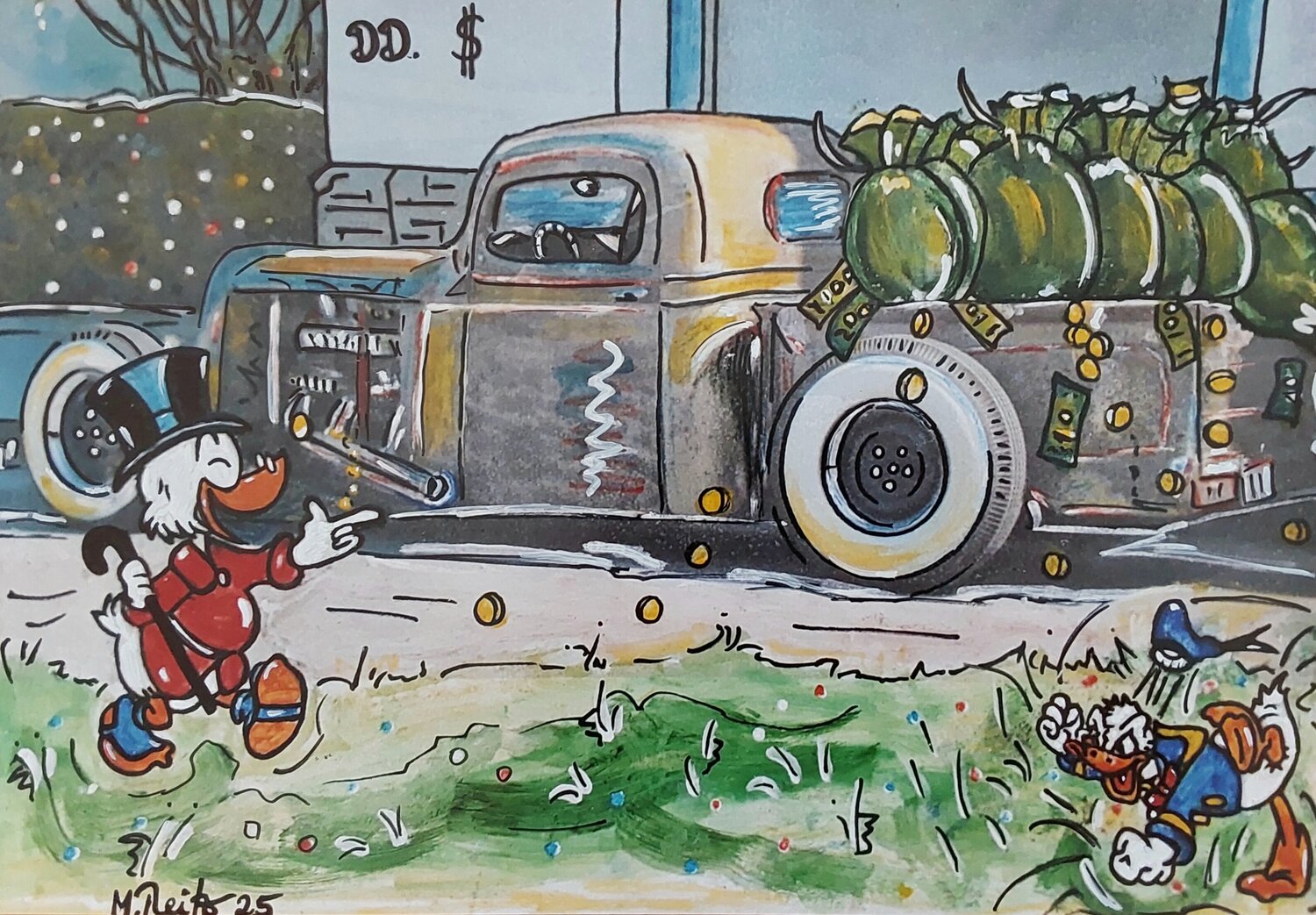Dagobert Duck, der Geizhals Manuela Reitz