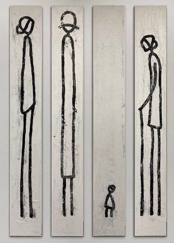 enfamille (set no 1 of 4 pcs) by Grit Peters, Painting for Sale on Singulart