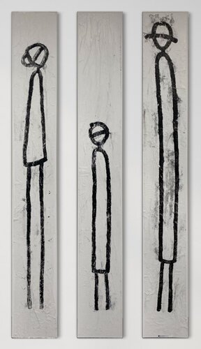 enfamille (set no 2 of 3pcs) di Grit Peters, Pittura in vendita su Singulart