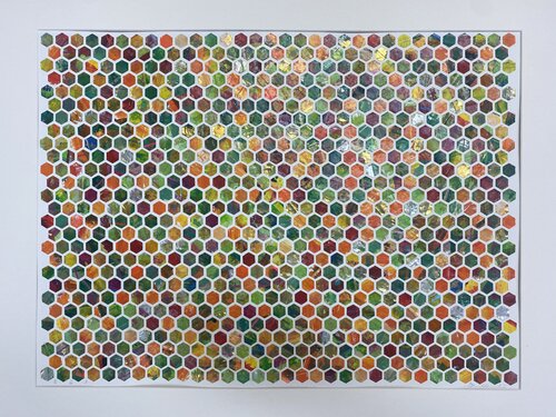 851  (Pieces grün) von Grit Peters, Malerei kaufen auf Singulart