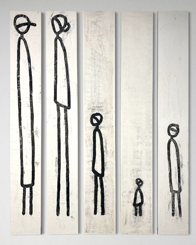 enfamille (set no 2 of 5 pcs) by Grit Peters, Painting for Sale on Singulart