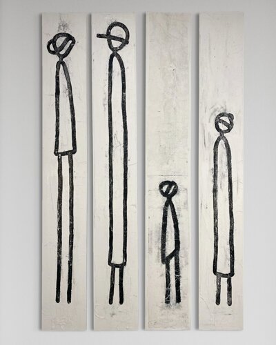 enfamille (set no 2 of 4 pcs) di Grit Peters, Pittura in vendita su Singulart