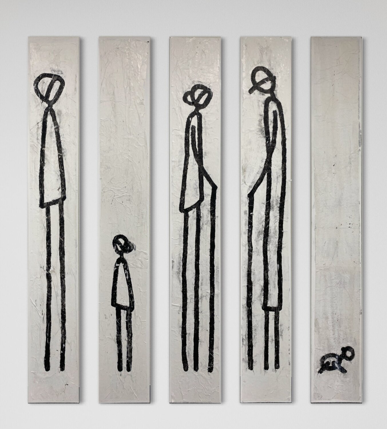enfamille (set no 3 of 5 pcs) Grit Peters Originalgemälde zu verkaufen