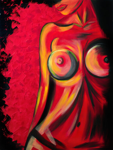 Intense Abstract Nude di Tetiana Surshko, Pittura in vendita su Singulart