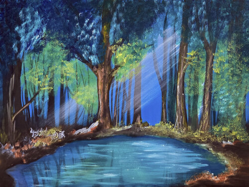 Forest Mirror von Tetiana Surshko, Malerei kaufen auf Singulart