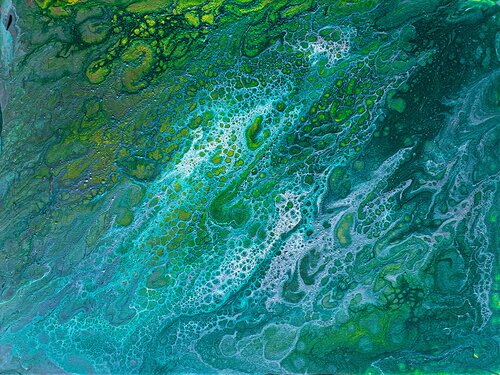 Emerald Lagoon Flow Tetiana Surshko