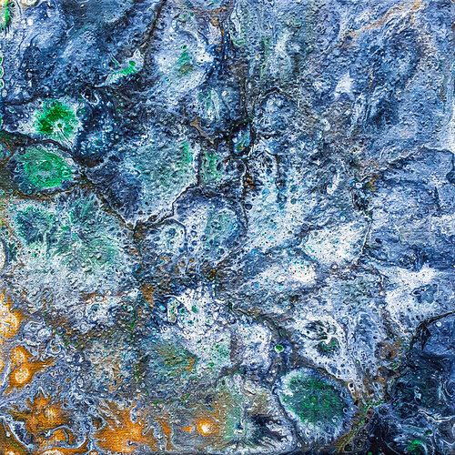 Arctic Mineral Frost di Tetiana Surshko, Pittura in vendita su Singulart