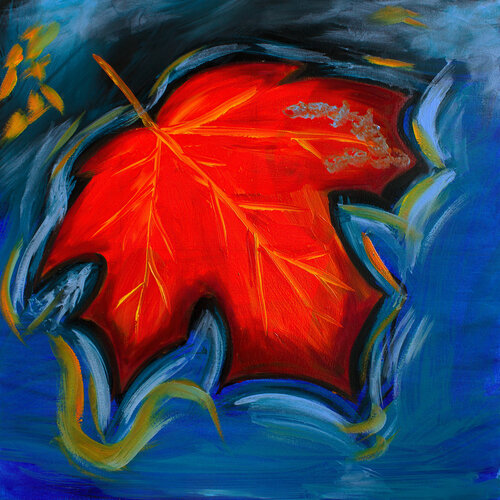 Floating Fire von Tetiana Surshko, Malerei kaufen auf Singulart