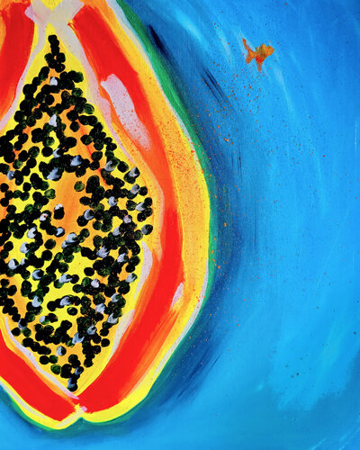 Papaya Glow von Tetiana Surshko, Malerei kaufen auf Singulart