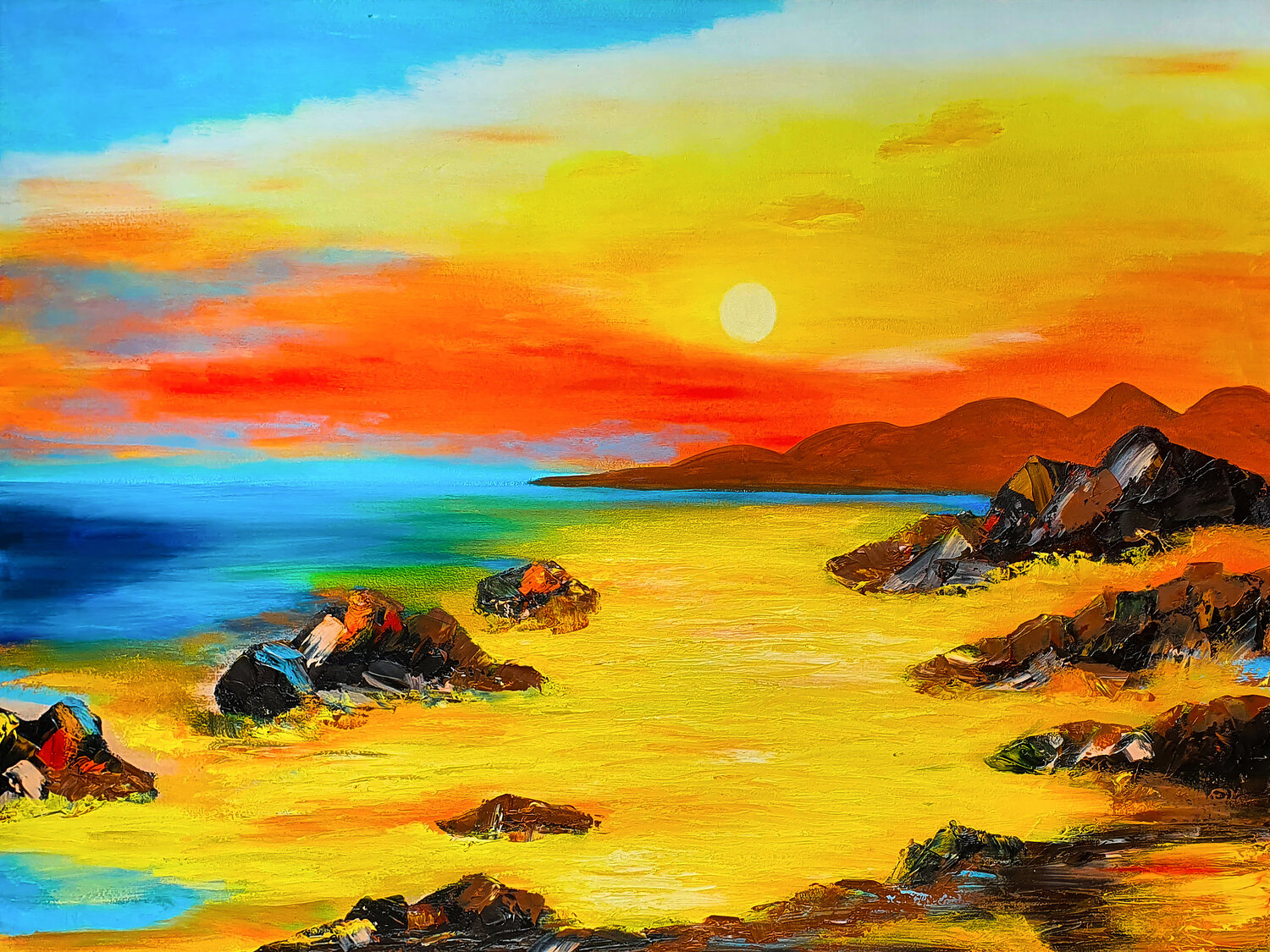 Dreamy Beach Scene Tetiana Surshko