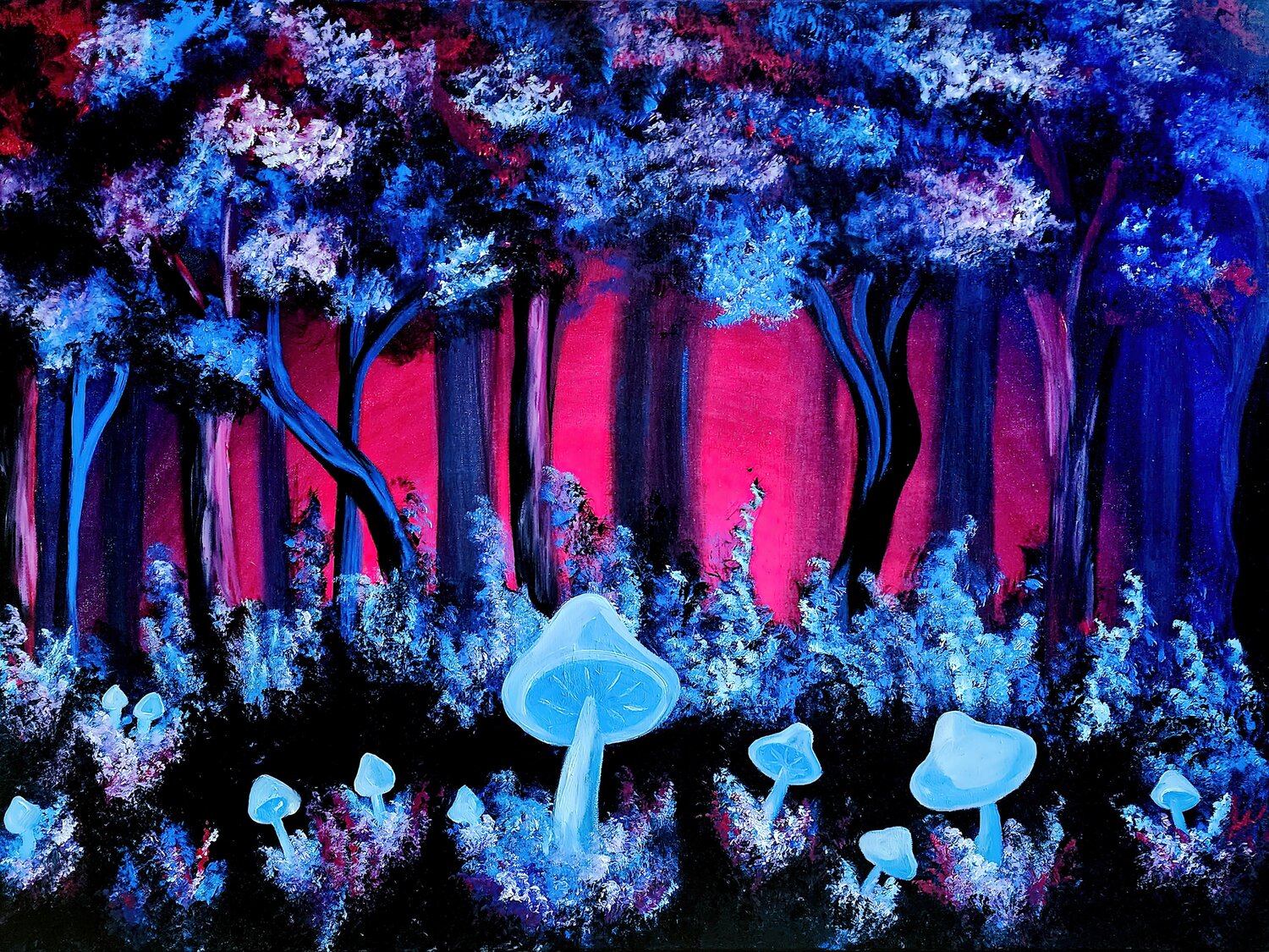 Neon Forest Dreams Tetiana Surshko