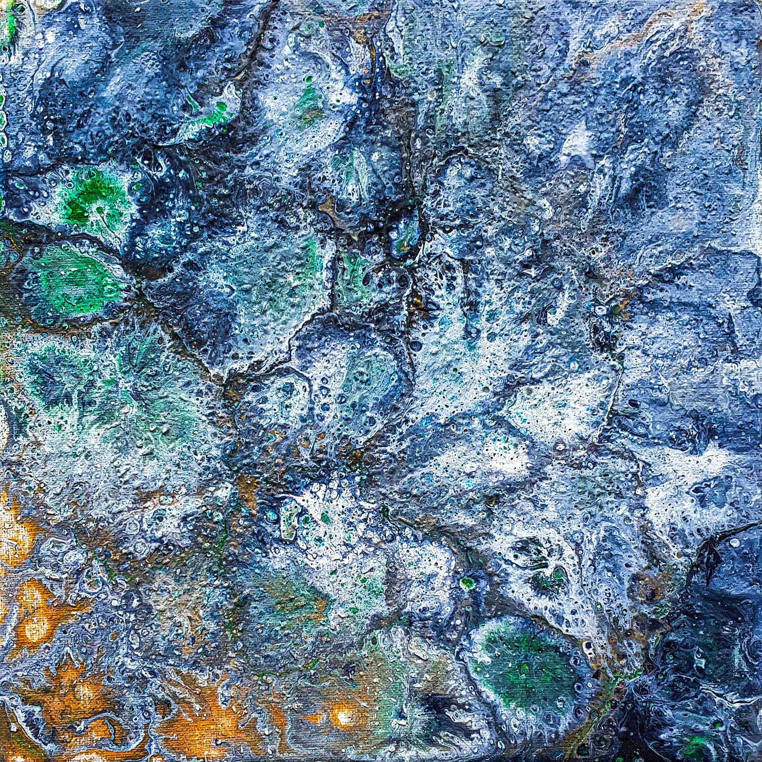 Arctic Mineral Frost Tetiana Surshko Originalgemälde zu verkaufen